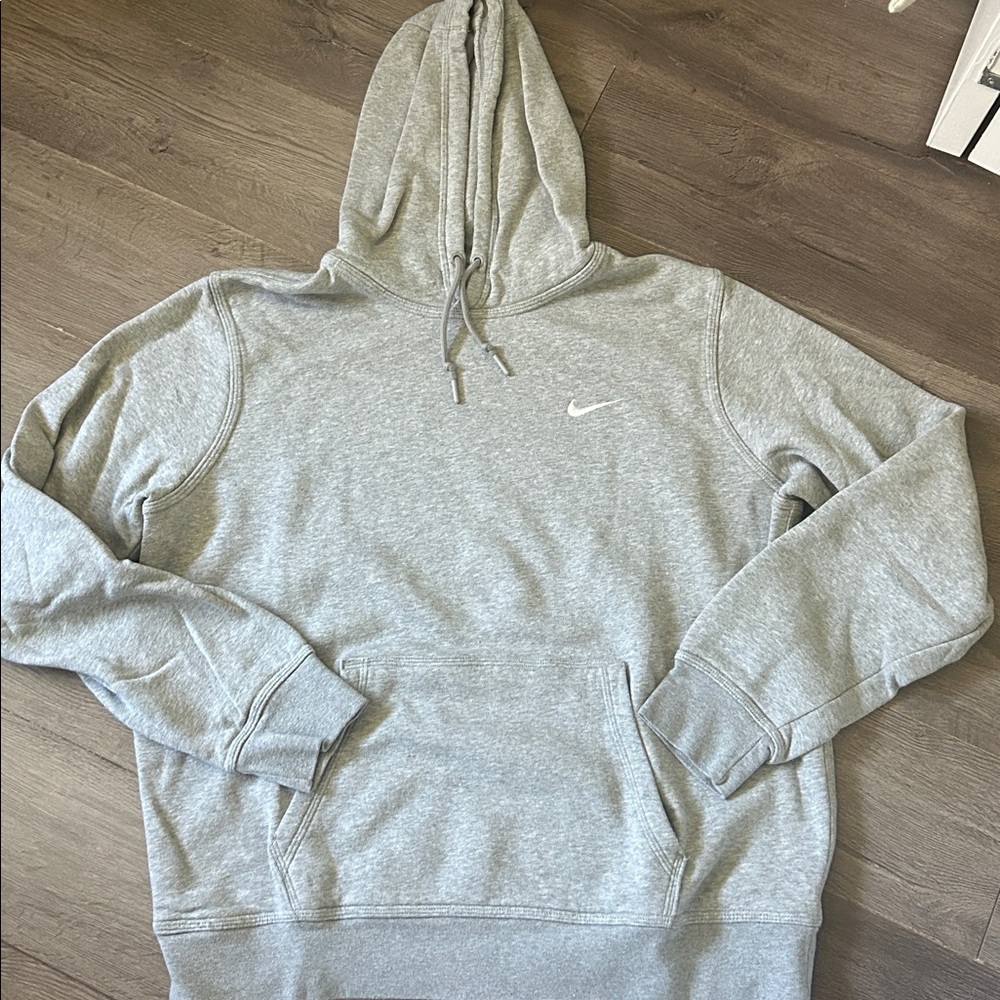 Nike Light Gray Pullover Hoodie